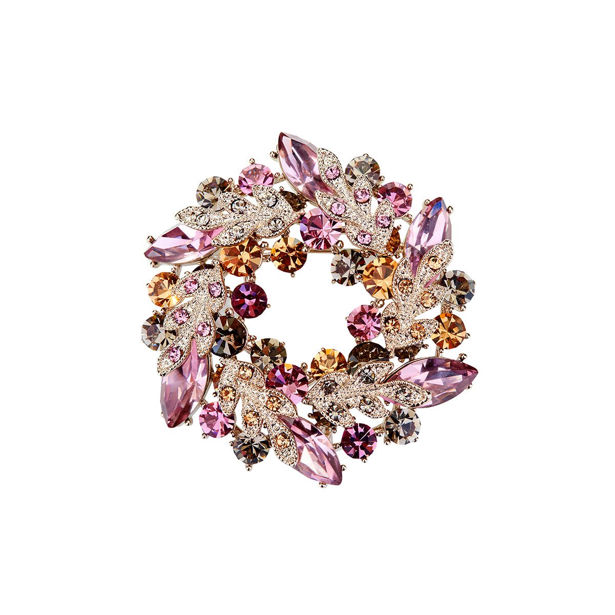 Luxury Garland Purple Brooch-0