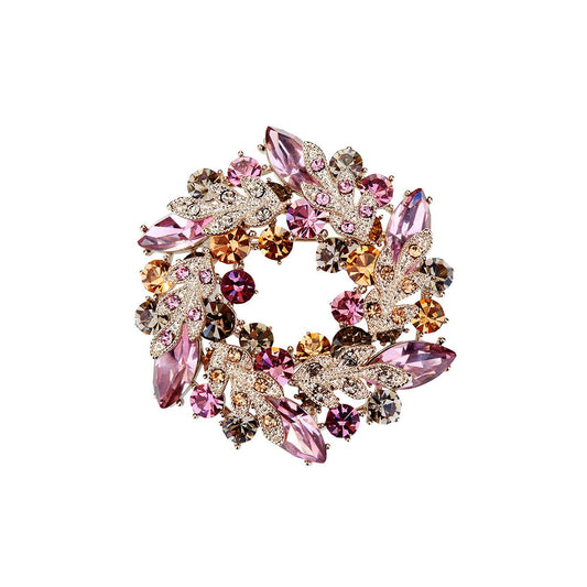 Luxury Garland Purple Brooch-0