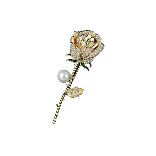 Solo Rose Gold Brooch-0